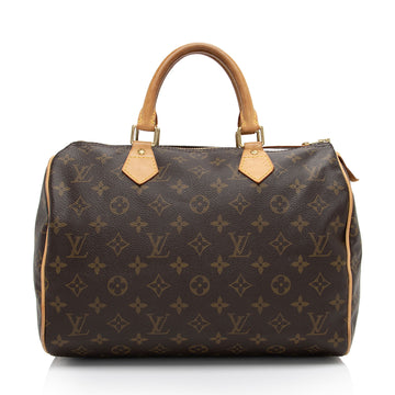 Louis Vuitton Monogram Canvas Speedy 30 Satchel (SHF-E4SXWh)