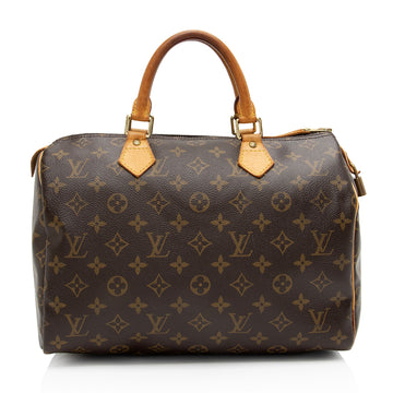 Louis Vuitton Monogram Canvas Speedy 30 Satchel (SHF-o8aWZx)