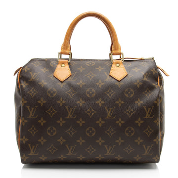 Louis Vuitton Monogram Canvas Speedy 30 Satchel (SHF-ru909w)