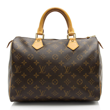 Louis Vuitton Monogram Canvas Speedy 30 Satchel (SHF-DYPAzE)