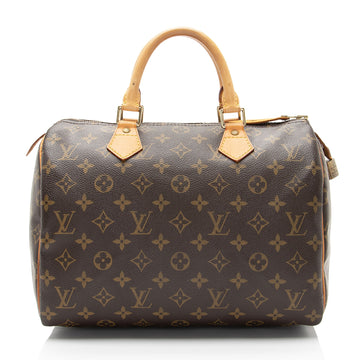Louis Vuitton Monogram Canvas Speedy 30 Satchel (SHF-wQGZmO)