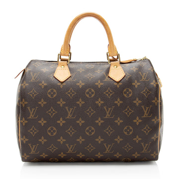 Louis Vuitton Monogram Canvas Speedy 30 Satchel