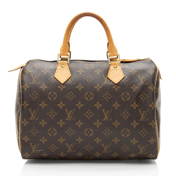 Louis Vuitton Monogram Canvas Speedy 30 Satchel