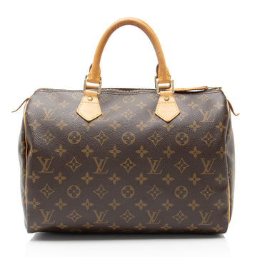 Louis Vuitton Monogram Canvas Speedy 30 Satchel