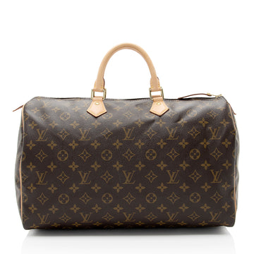 Louis Vuitton Monogram Canvas Speedy 40 Satchel (SHF-Z2EgbN)