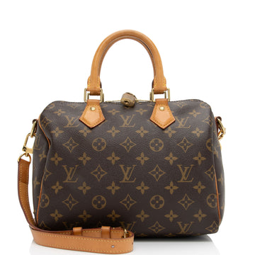 Louis Vuitton Monogram Canvas Speedy Bandouliere 25 Satchel (SHF-b2Jyr0)