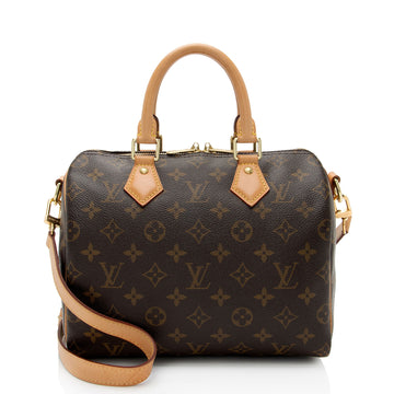 Louis Vuitton Monogram Canvas Speedy Bandouliere 25 Satchel (SHF-sHL7Ey)