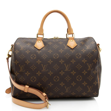 Louis Vuitton Monogram Canvas Speedy Bandouliere 30 Satchel (SHF-aR0xiW)