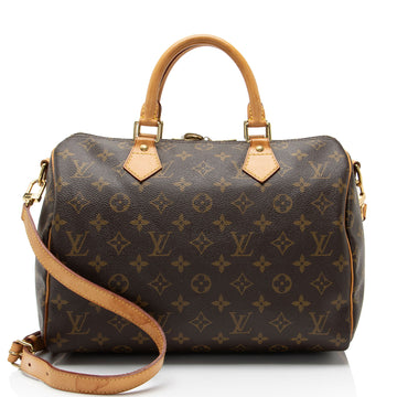Louis Vuitton Monogram Canvas Speedy Bandouliere 30 Satchel