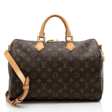 Louis Vuitton Monogram Canvas Speedy Bandouliere 35 Satchel (SHF-FacODh)