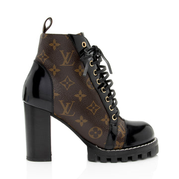 Louis Vuitton Monogram Canvas Star Trail Ankle Boots - Size 7 / 37 (SHF-R6Nbtv)