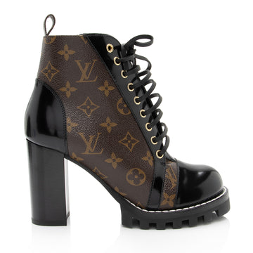 Louis Vuitton Monogram Canvas Star Trail Ankle Boots - Size 8.5 / 38.5 (SHF-gPrnOa)