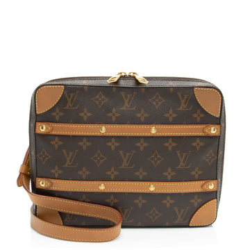 Louis Vuitton Monogram Canvas Studded Soft Trunk Crossbody