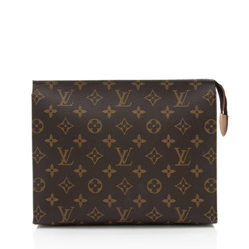 Louis Vuitton Monogram Canvas Toiletry Pouch 26 (SHF-cPJ3G6)