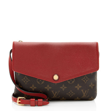 Louis Vuitton Monogram Canvas Twinset Shoulder Bag