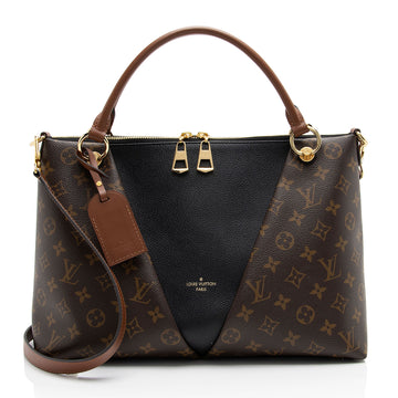 Louis Vuitton Monogram Canvas V Tote MM (SHF-mj9iOY)