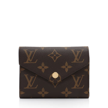 Louis Vuitton Monogram Canvas Victorine Wallet (SHF-QLl1Fe)