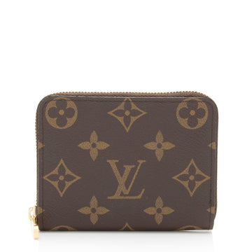 Louis Vuitton Monogram Canvas Zippy Coin Wallet (SHF-U4v2C4)
