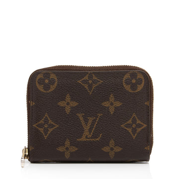 Louis Vuitton Monogram Canvas Zippy Coin Wallet (SHF-5Z4cmm)