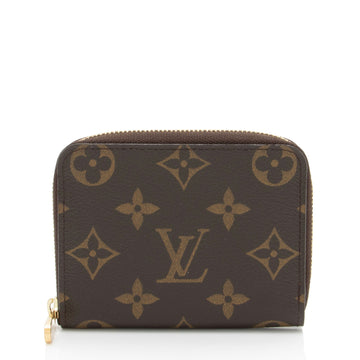 Louis Vuitton Monogram Canvas Zippy Coin Wallet