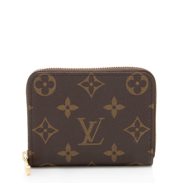 Louis Vuitton Monogram Canvas Zippy Coin Wallet