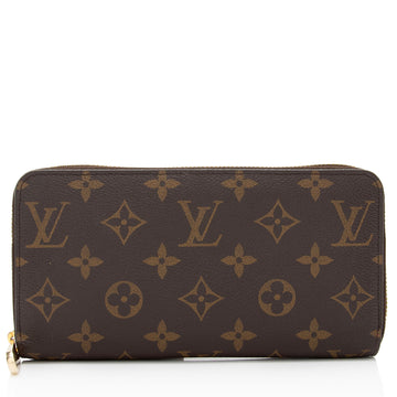 Louis Vuitton Monogram Canvas Zippy Wallet (SHF-743Pf3)