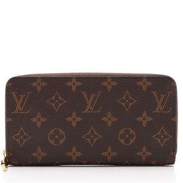 Louis Vuitton Monogram Canvas Zippy Wallet (SHF-NtLd68)