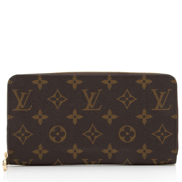 Louis Vuitton Monogram Canvas Zippy Wallet (SHF-hz0xq2)