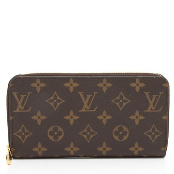 Louis Vuitton Monogram Canvas Zippy Wallet (SHF-yemJGR)