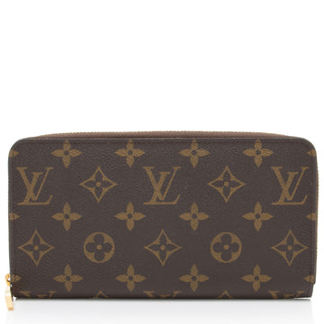 Louis Vuitton Monogram Canvas Zippy Wallet (SHF-BcVv18)