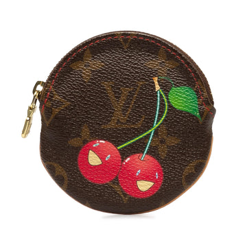 Louis Vuitton Monogram Cerises Porte-Monnaie Round Coin Purse (SHG-mWmW8Y)