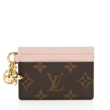 Louis Vuitton Monogram Charms Card Holder (SHF-kYLA8r)