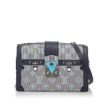 Louis Vuitton Monogram Damier Pop Trunk Clutch (SHG-eHXZKA)