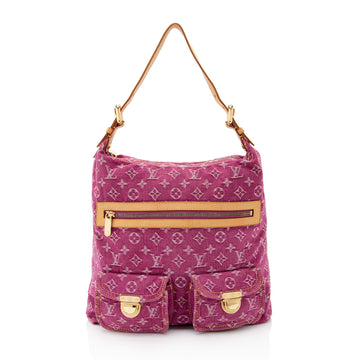 Louis Vuitton Monogram Denim Baggy GM Shoulder Bag (SHF-7nAZFi)