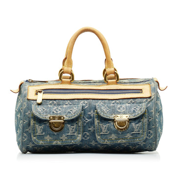 Louis Vuitton Monogram Denim Neo Speedy 30 (SHG-QgCgr2)