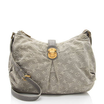 Louis Vuitton Monogram Denim Slightly Shoulder Bag (SHF-1Y05lC)