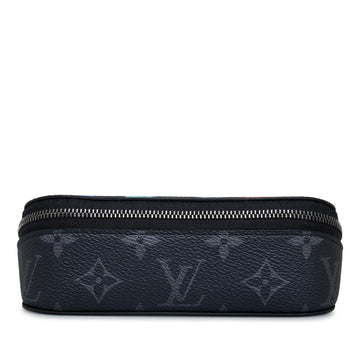 Louis Vuitton Monogram Eclipse Graffiti Glasses Pouch GM (SHG-afD92D)