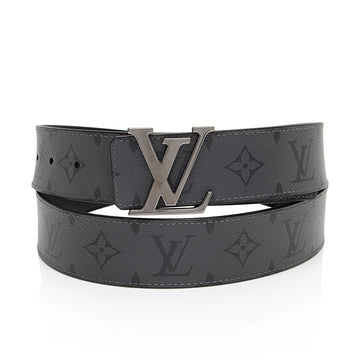 Louis Vuitton Monogram Eclipse Reversible Initiales Belt - Size 44 / 110 (SHF-qnssjv)