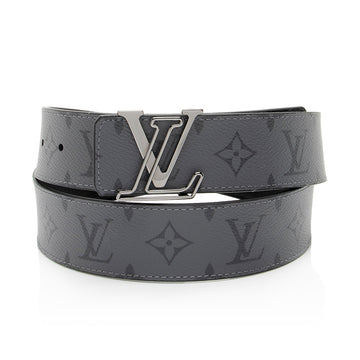 Louis Vuitton Monogram Eclipse Reversible LV Line Belt - Size 38 / 95