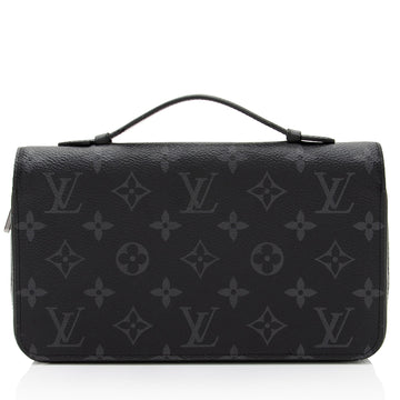 Louis Vuitton Monogram Eclipse Zippy XL Wallet (SHF-ZMZYjz)