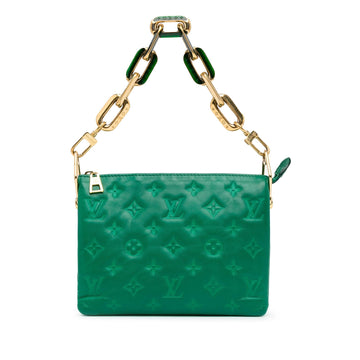 Louis Vuitton Monogram Embossed Coussin BB (SHG-p85ENn)