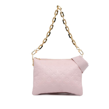 Louis Vuitton Monogram Embossed Puffy Lambskin Coussin PM (SHG-WEpuPS)