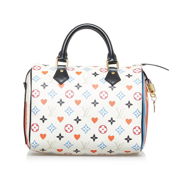 Louis Vuitton Monogram Game On Speedy Bandouliere 25 (SHG-G6gb36)