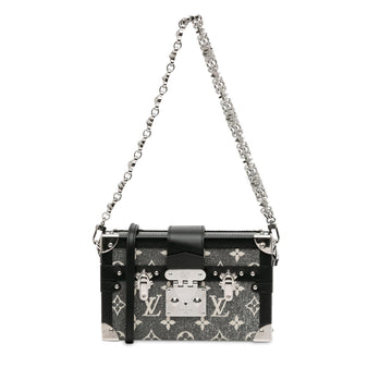 Louis Vuitton Monogram Jacquard Denim Petite Malle (SHG-BewcB2)