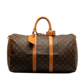 Louis Vuitton Monogram Keepall 45 (SHG-60740B)