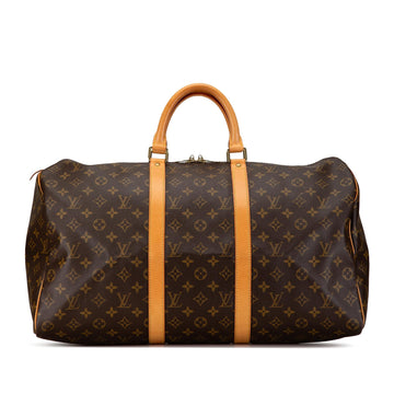 Louis Vuitton Monogram Keepall 50 (SHG-OMzAhA)