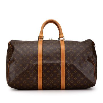 Louis Vuitton Monogram Keepall 50 (SHG-OG0sAX)