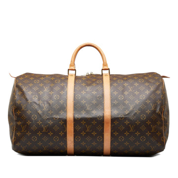 Louis Vuitton Monogram Keepall 55 (SHG-8A6vt9)