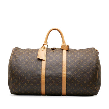 Louis Vuitton Monogram Keepall 55 (SHG-4LCcRg)