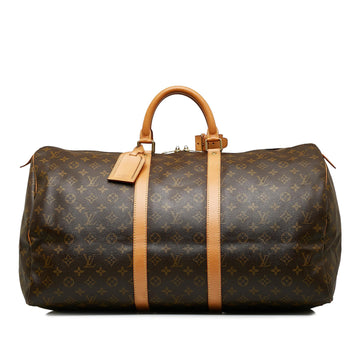 Louis Vuitton Monogram Keepall 55 (SHG-eDyegc)